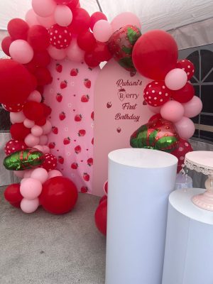 1st Baby Birthday Setup