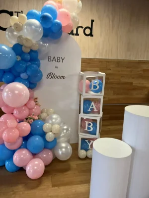 Charming Baby Shower Setup